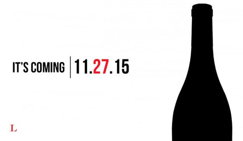 Graphic wine bottle with 