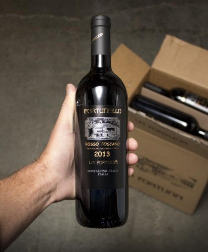 Italy wine bottle shot