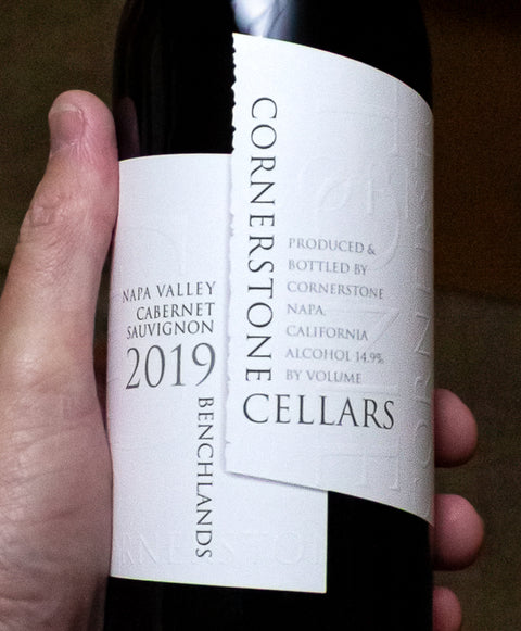Cornerstone Cellars Cabernet Sauvignon Benchlands Napa Valley 2019 Wine - Last Bottle