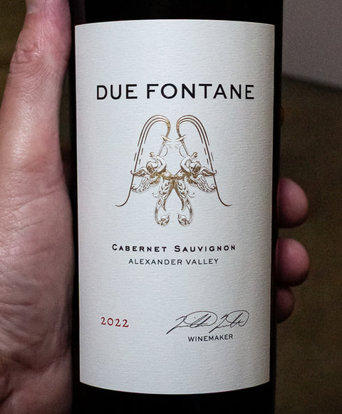 Due Fontane Cabernet Sauvignon Alexander Valley 2022 Wine - Last Bottle