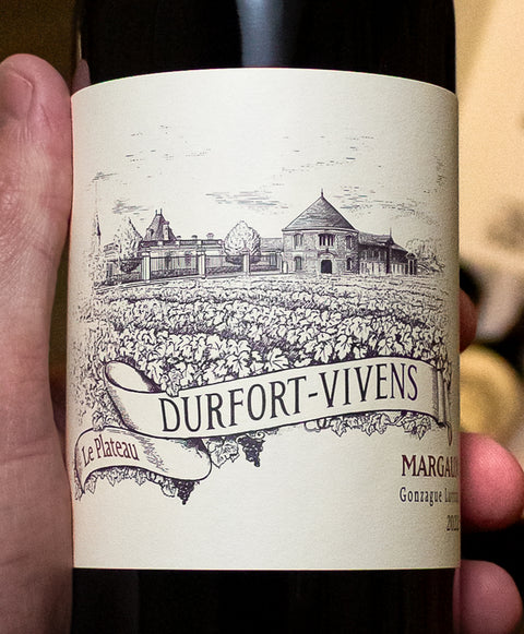 Château Durfort-Vivens Le Plateau Margaux 2022 Wine - Last Bottle