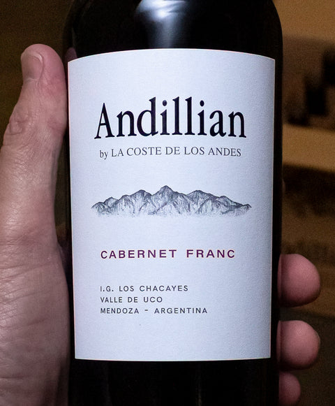 La Coste de Los Andes Cabernet Franc Andillian Mendoza 2023 Wine - Last Bottle