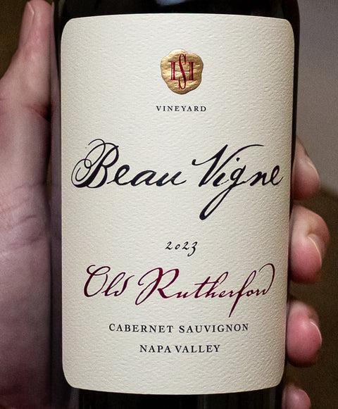 Beau Vigne Cabernet Sauvignon Old Rutherford Napa Valley 2023 Wine - Last Bottle