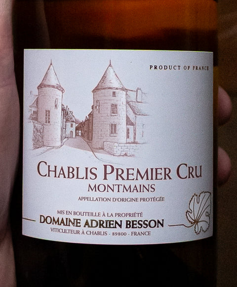 Domaine Besson Chablis Montmains Premier Cru 2023 Wine - Last Bottle