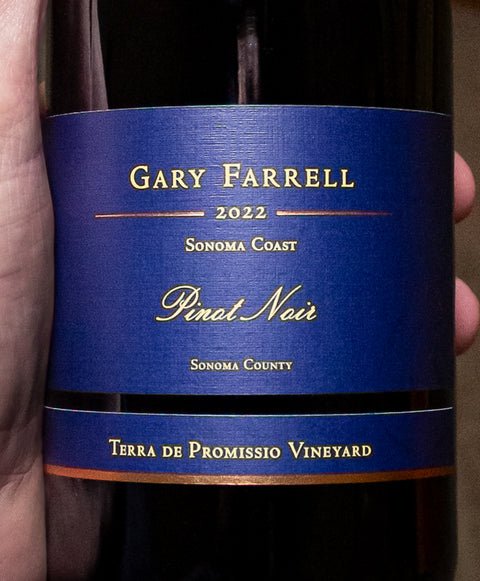 Gary Farrell Pinot Noir Terra de Promissio Vineyard Petaluma Gap 2022 Wine - Last Bottle