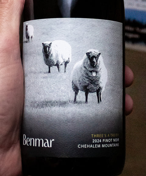 Benmar Pinot Noir Three's a Treibh Chehalem Mountains Willamette Valley 2024 Wine - Last Bottle