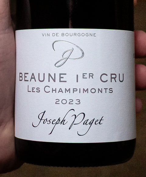 Joseph Paget Les Champimonts Beaune Premier Cru 2023 Wine - Last Bottle