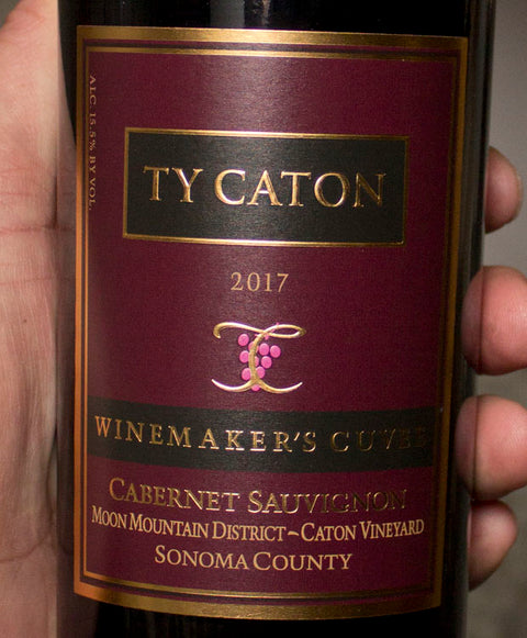 Ty Caton Cabernet Sauvignon Winemaker's Cuvee Estate Moon Mountain District 2017 Wine - Last Bottle