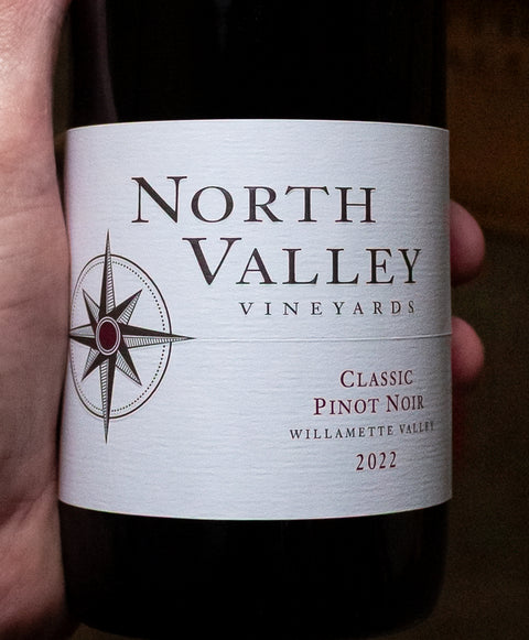 North Valley Vineyards Pinot Noir Classic Willamette Valley 2022 Wine - Last Bottle