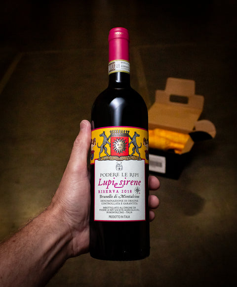 Podere le Ripi Lupi e Sirene Brunello di Montalcino Riserva 2018 Wine - Last Bottle