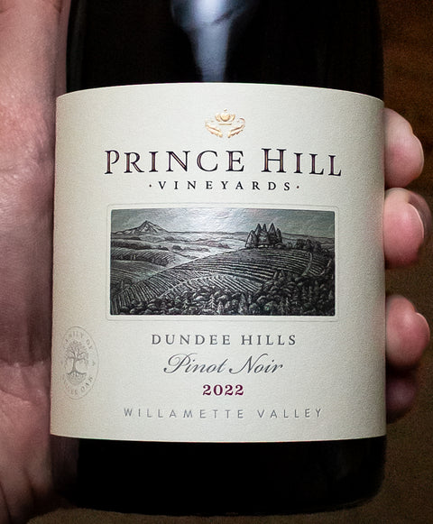 Prince Hill Vineyards Pinot Noir Dundee Hills Willamette Valley 2022 Wine - Last Bottle