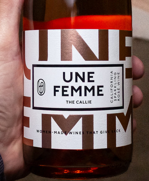 Une Femme Sparkling Rosé The Callie California NV Wine - Last Bottle