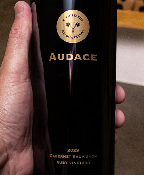 V. Vineyards Cabernet Sauvignon Audace Ruby Vineyard Sonoma County 2023 Wine - Last Bottle